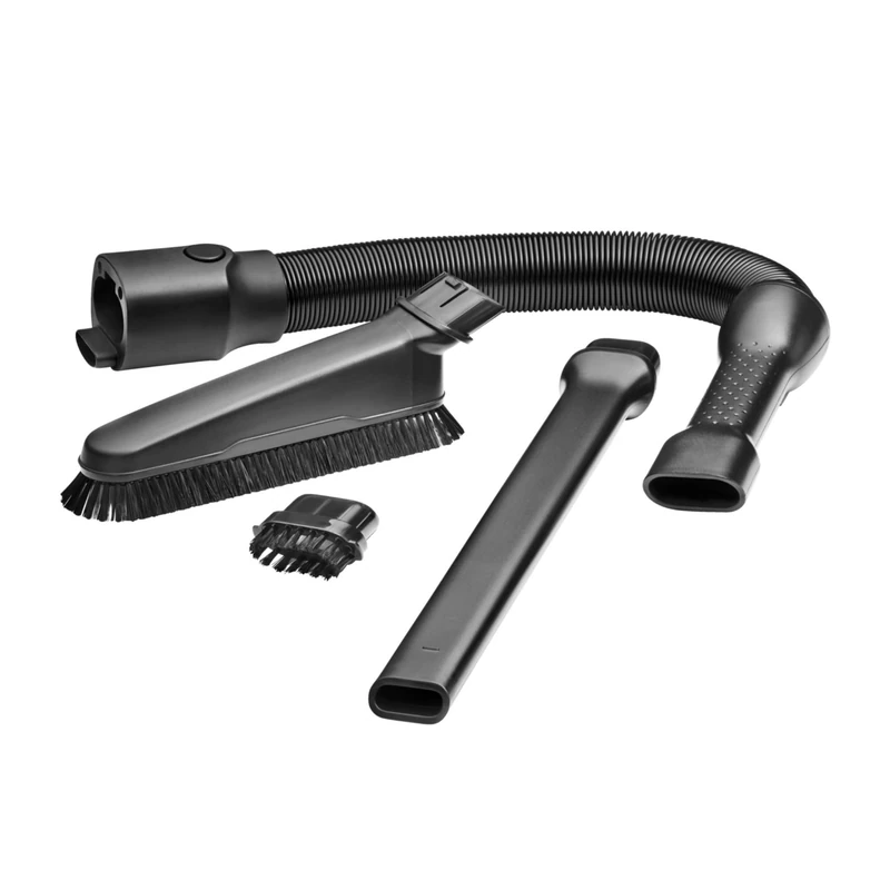AEG AKIT23 - Home Kit FX8, Vacuum Cleaner Accessories for Hard-to-Reach Areas, 58–120 cm Flexible Hose, Soft Furniture Brush, 30 cm Crevice Nozzle, Dust Brush Attachment AP8000, Black