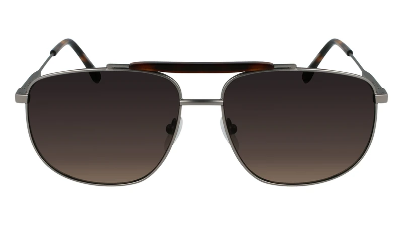 Lacoste L246S Sunglasses for Men - Matte Grey Navigator
