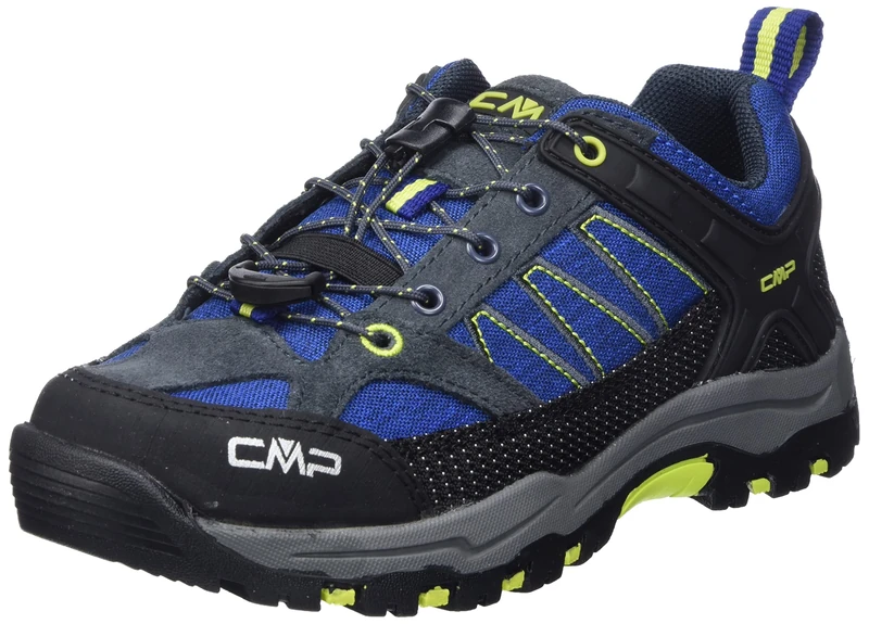 CMP Unisex Kid's Sun Hiking Shoes Trekking, B.Blue-Acid, 3 UK Child