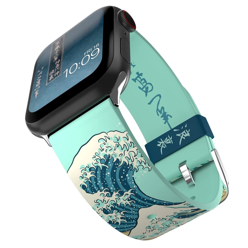 Hokusai - The Great Wave Smartwatch Strap - Inspired by the Artist, Compatible with Every Size & Series of Apple Watch (watch not included) - Image 1