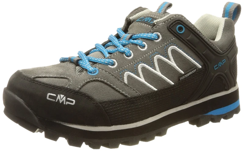 CMP Women's Moon Low WMN Trekking Shoe WP, Graphite-Hawaian, 6.5 UK
