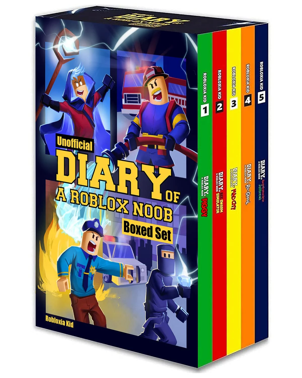 Diary of a Noob for Roblox: Boxed Set 1 (5 Video Game Adventure Stories for Young Kids, Gaming Fans)