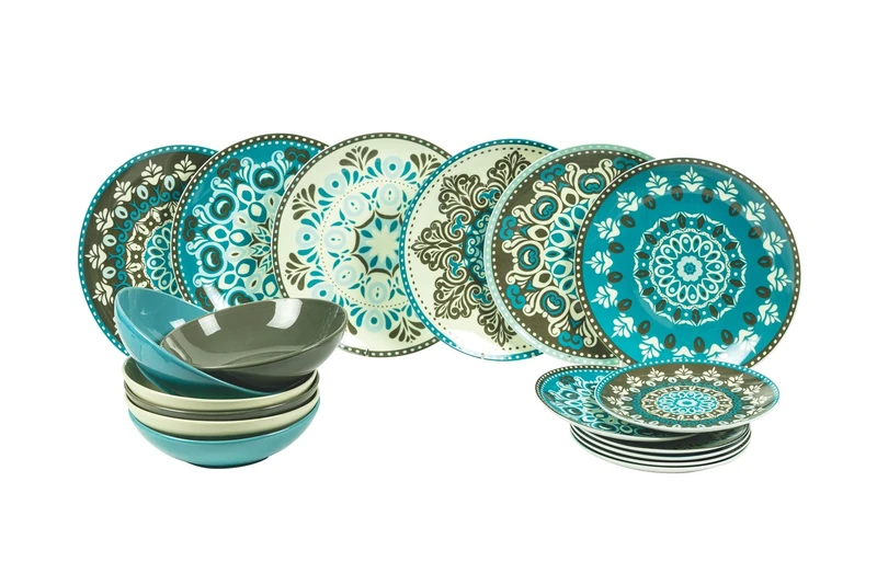 Cala Jondal 18-Piece Porcelain Dinner Set