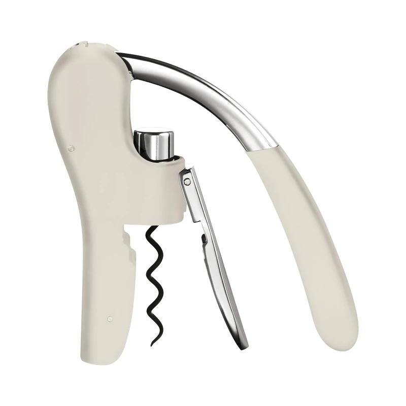 blomus - Leverman Pro Automatic Corkscrew, Integrated foil Cutter, Easy to use, Colour Moonbeam (64276)