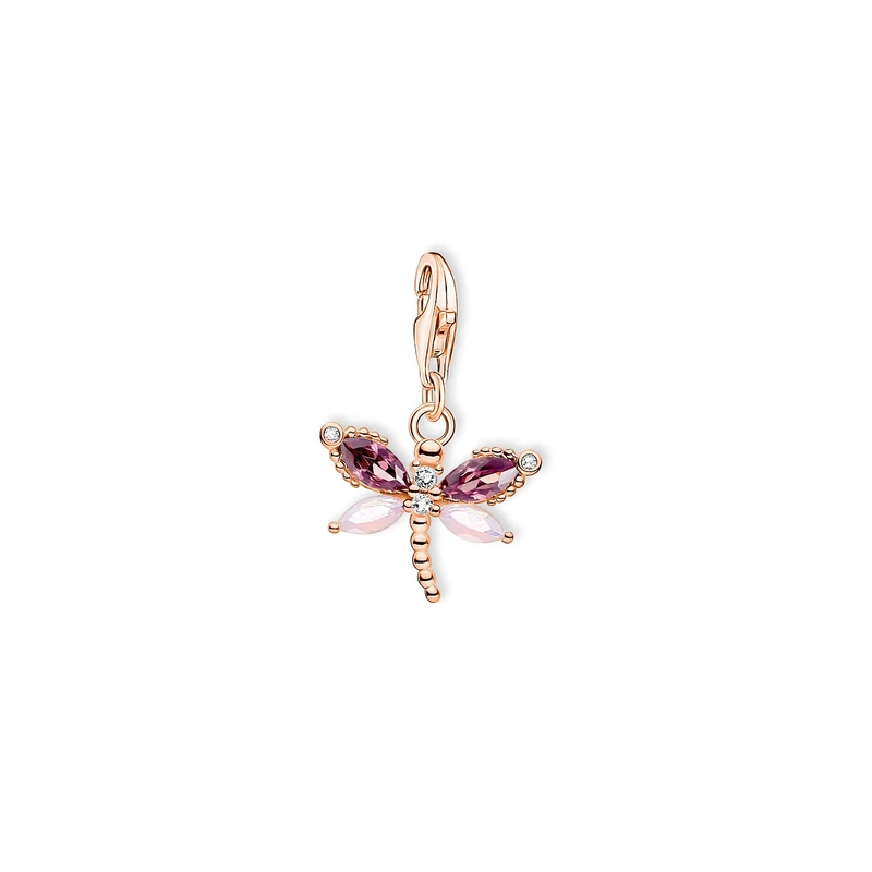 Thomas Sabo Women’s Sterling Silver Cubic Zirconia Charm, Rose Gold
