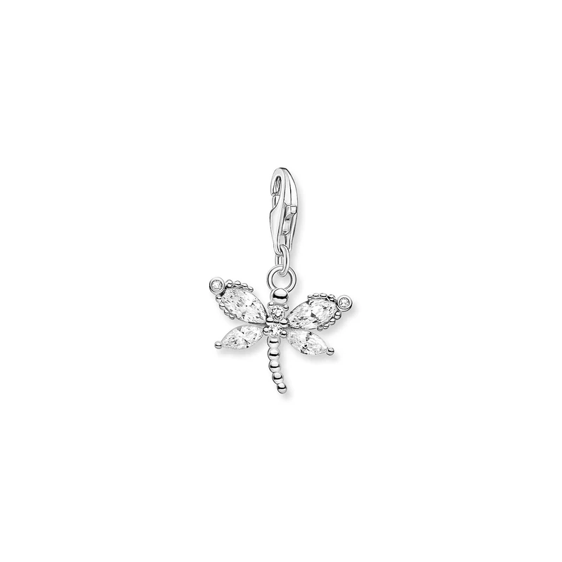 Thomas Sabo Charm pendant dragonfly silver Recycled 925 Silver
