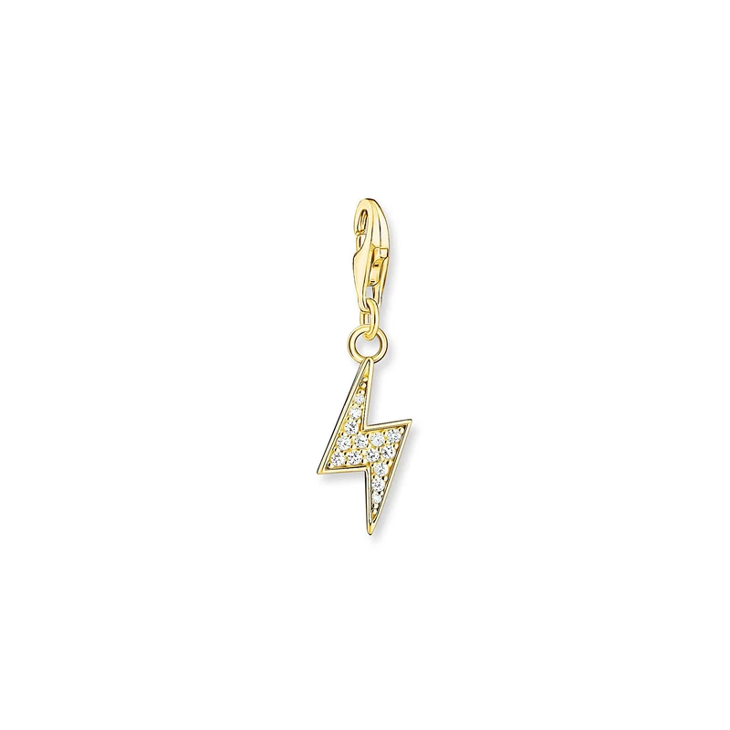 Thomas Sabo Charm Pendant Flash Gold 925 Sterling Silver, 18k Yellow Gold Plating - Image 1