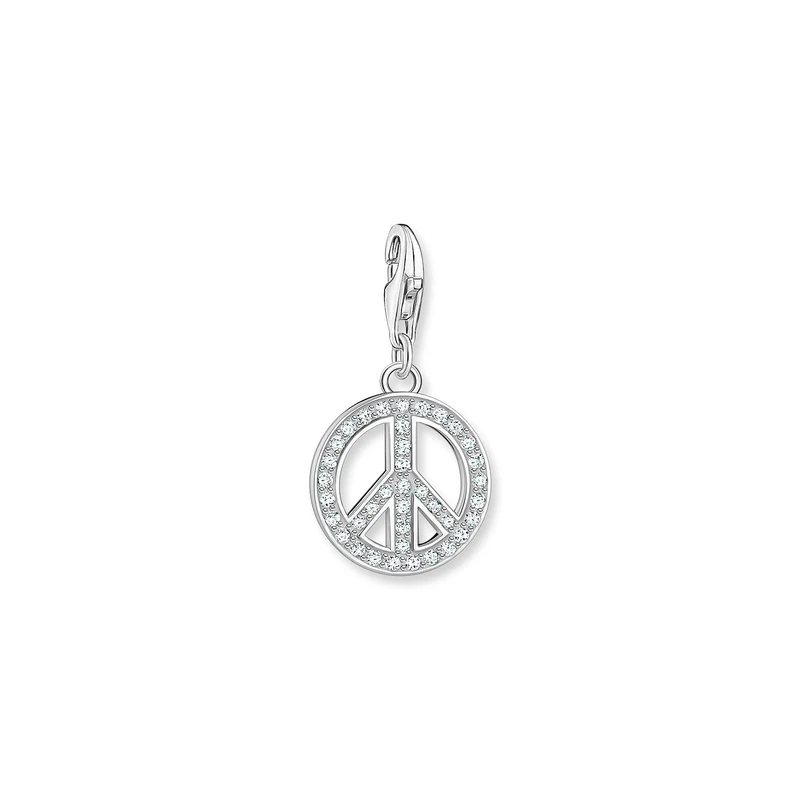 Thomas Sabo, Women’s Sterling silver Cubic Zirconia Charm, Silver, one size - 1880-051-14 - Image 1