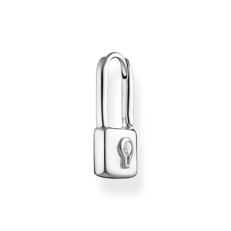 THOMAS SABO Single hoop earring lock silver 925 Sterling Silver