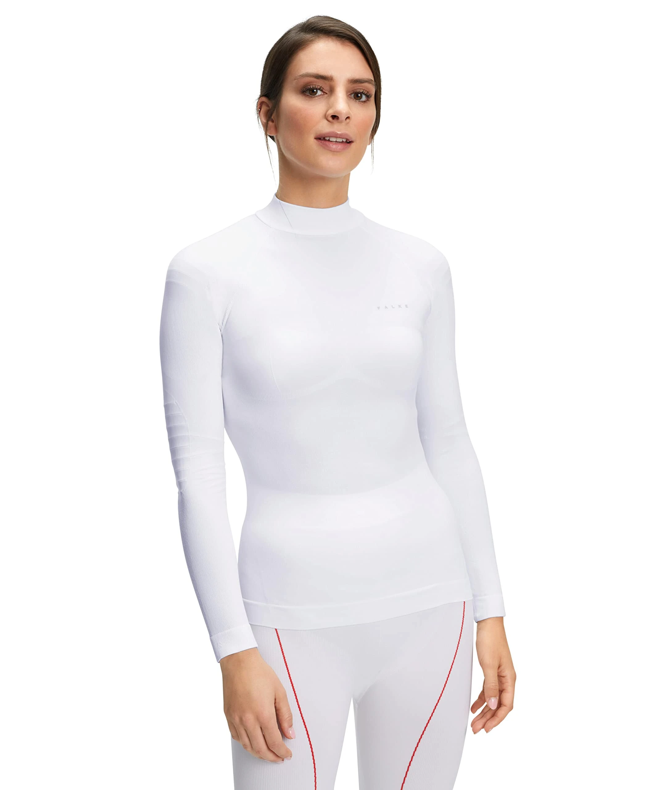 FALKE Women's Warm Turtleneck Longsleeved Sports Functional Shirt Thermal Underwear For Mild To Cold Weather Breathable Quick-Drying Sustainable Functional Yarn 1 Piece
