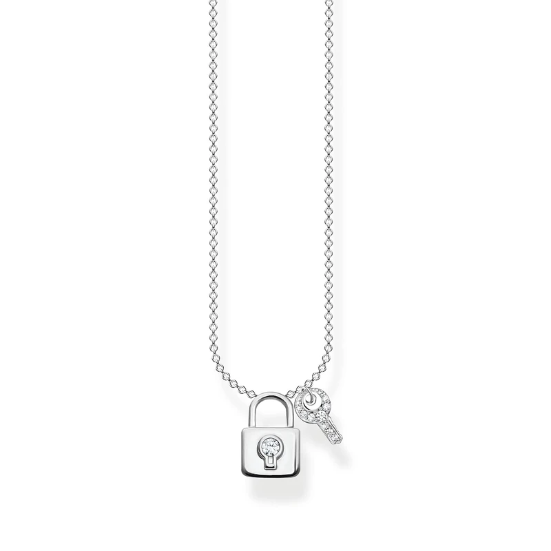 Thomas Sabo Necklace lock with key silver 925 Sterling Silver