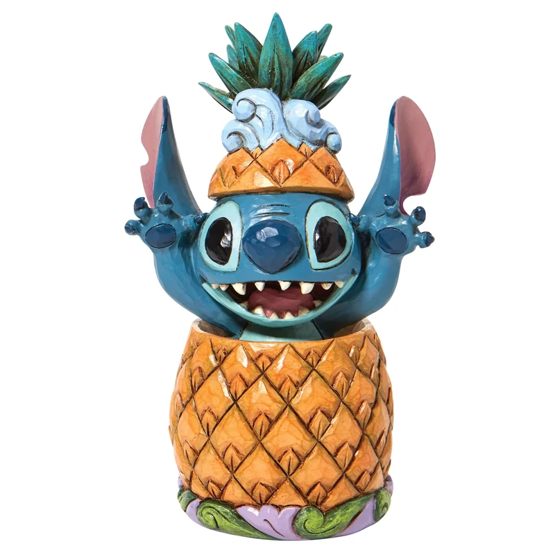 Disney Traditions Jim Shore Stitch In A Pineapple Figurine