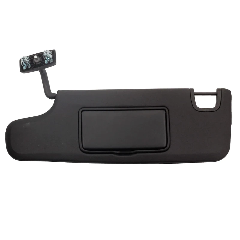 Dasbecan Black Left Driver Side Sun Visor Compatible with Jeep Wrangler JK 2007-2018 Replaces# 6CJ07DX9AA - Image 1
