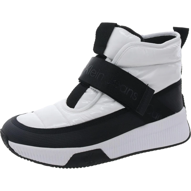 Calvin Klein Women's Mabon Sneaker, White/Black 140, 5 UK