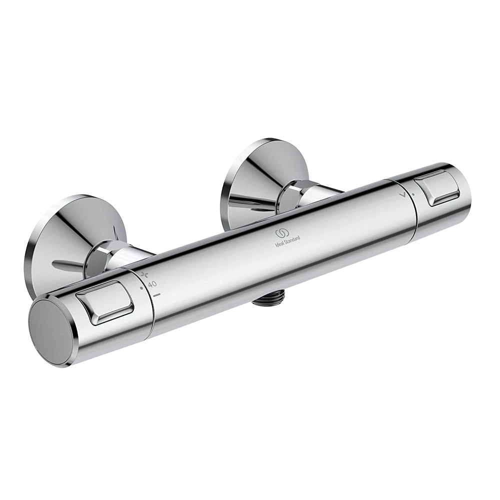 Ideal Standard Ceratherm T25 Thermostatic Shower Mixer Valve, Chrome, A7202AA