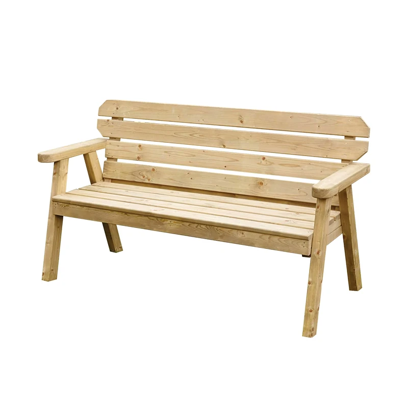 Woodshaw CRAFTED FOR YOUR OUTDOOR SPACE Hampton Bench (5ft) 3 Seater - Image 1