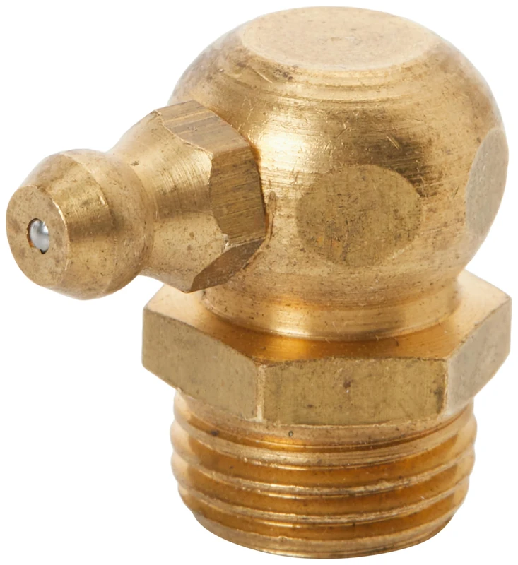 Umeta A172205730U131145725 Umeta-1311457-25-25 Hydraulic Grease Nipples 90º DIN 71412 Type H3 (R.1/4"-19 BSP x L.22 x Ø14 Brass), Multicolore, One Size
