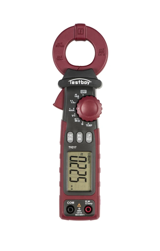 Testboy TV 217 Leakage Current Clamp - CAT III 600 V Meter