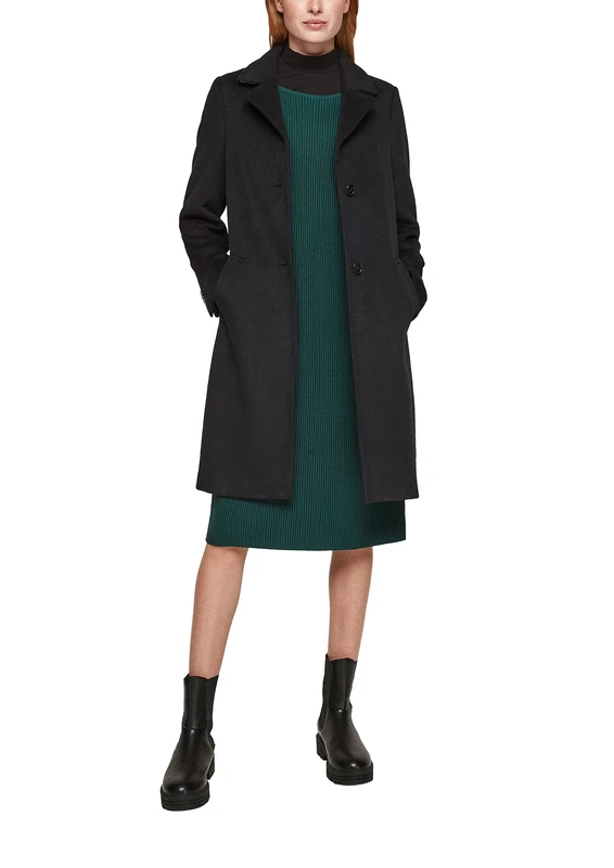 s.Oliver Women's 120.12.110.16.151.2104540 Wool Blend Coat, 9999, 34