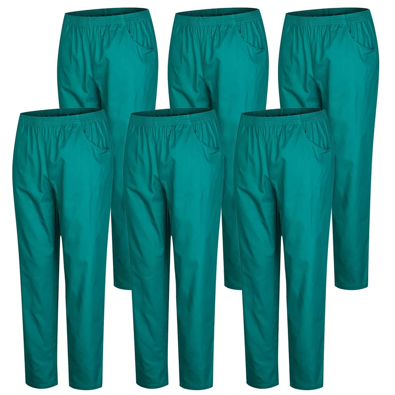 Misemiya Unisex Lot de 6 Unités Bz-6-8312 Medical Scrubs Pants, Vert,