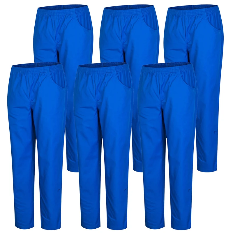Misemiya Unisex Lot de 6 Unités Bz-6-8312 Medical Scrubs Pants, Bleu Royal,