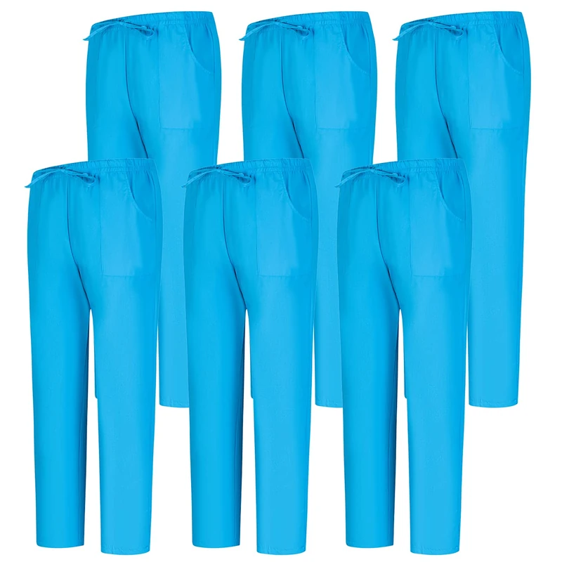 MISEMIYA 6 Pack Bz-6-8312 Medical Scrubs Pants, Sky Blue 68, XXL (Pack of 6)