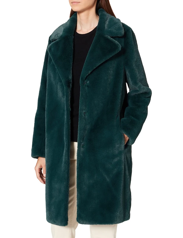 s.Oliver Women's 120.12.110.16.151.2103915 Wool Blend Coat, 7889, 44