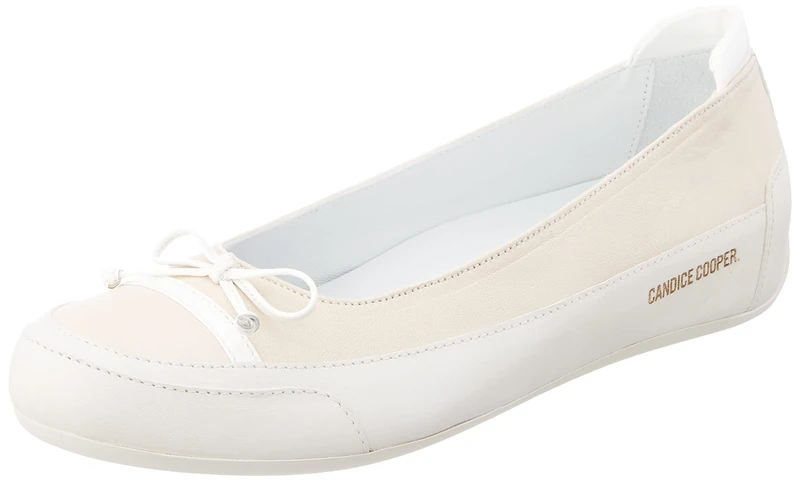 Candice Cooper Women's Lilly Ballet Flat, Beige, 2.5 UK (35 EU)