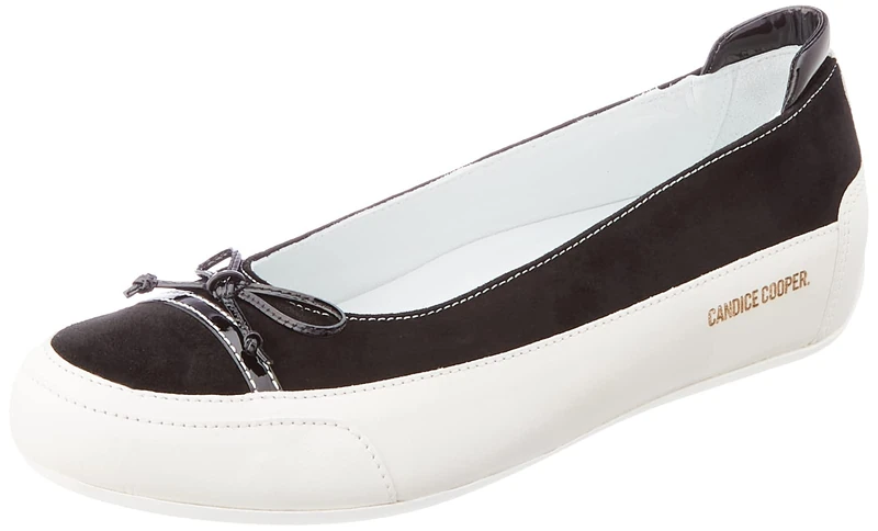 Candice Cooper Lilly Ballet Flat - Nero Black Leather