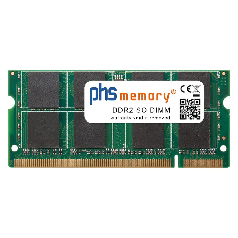 PHS-memory 2 GB RAM Memory Module for Thecus N5500 DDR2 SO DIMM 800 MHz PC2-6400S