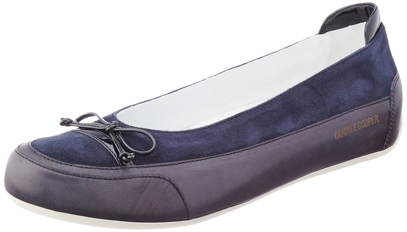 Candice Cooper Women's Lilly Ballet Flat, Bleu, 9 – 9.5 UK