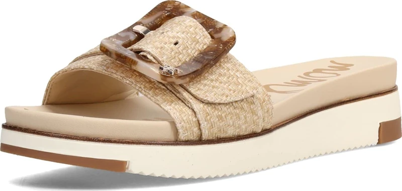 Sam Edelman Women's Ariane Sandal, Eggshell Weave, 6.5 UK