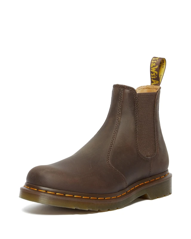 Dr. Martens Unisex 2976 Ys Boots, Dark Brown Crazy Horse, 5 UK