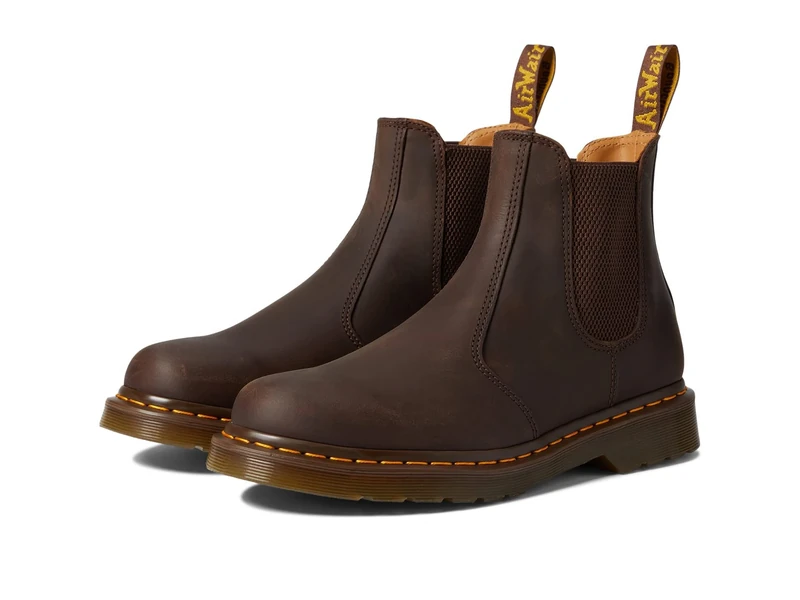 DR MARTENS 27486201 Chelsea Boot Men Dark Brown Crazy Horse UK 10