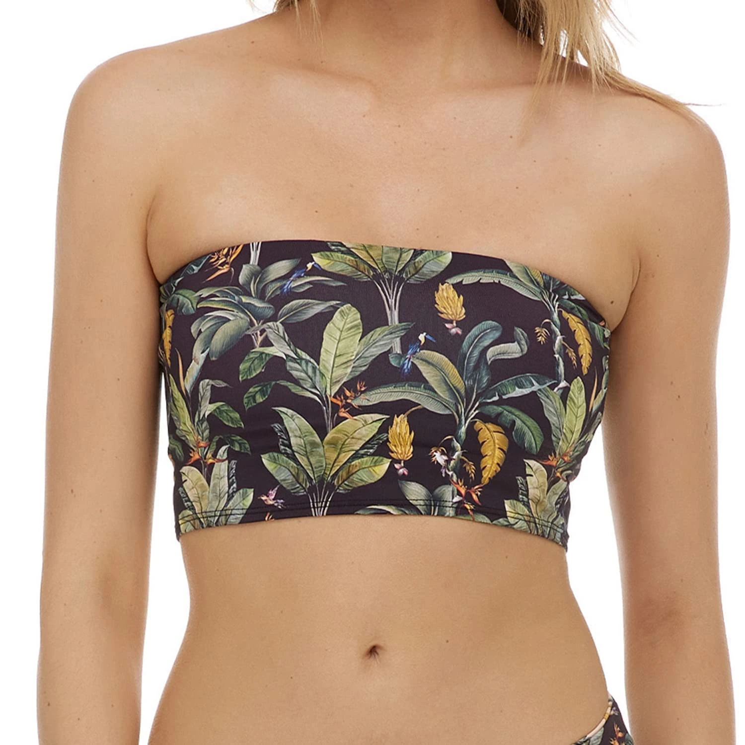 Body Glove Women's Sunrise Tube Bikini Top Swimsuit, Equator Tropical, X-Small