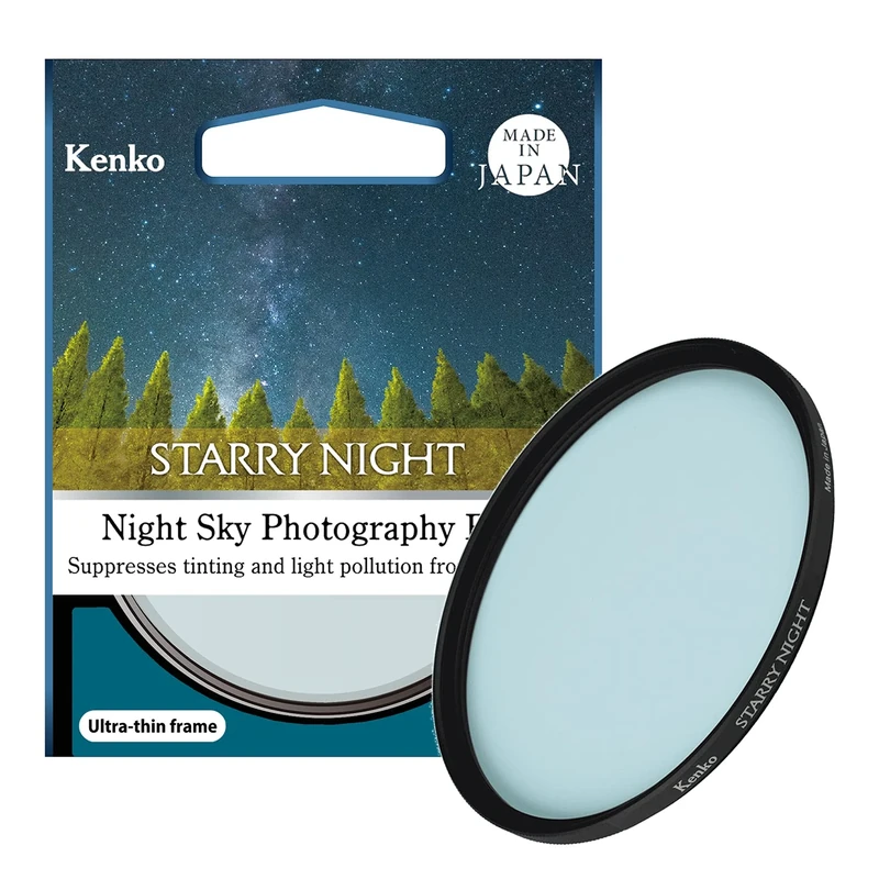 Kenko Light pollution reduction filter Starry Night ø72mm, for starscape shooting, Low profile