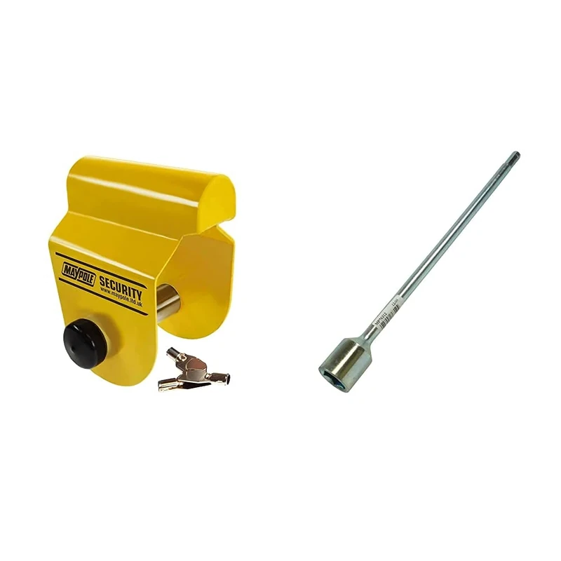 Maypole MP956 Hitchlock for Alko Hitches & 76312 12-inch 19mm Extension Socket