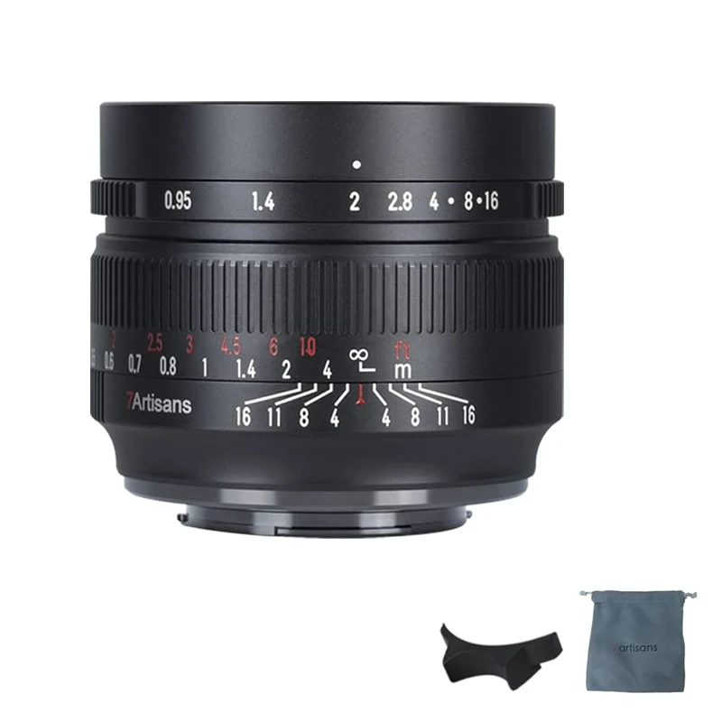 7artisans 50mm F0.95 Large Aperture Manual Focus Prime Fixed Lens APS-C for Nikon Z-mount Mirrorless Cameras