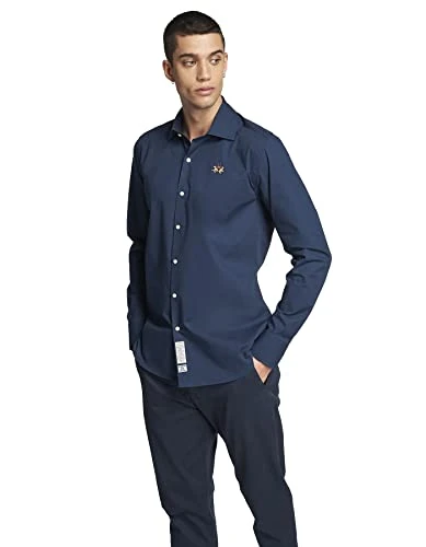 LaMartina Men's Antonello Blouse, Blu, M - Image 1