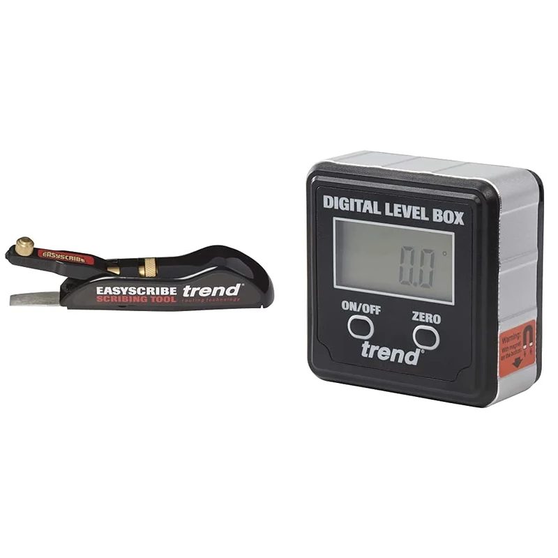 Trend E/SCRIBE EasyScribe Tool, Black, 700 mm & DLB Digital Level Box, Black