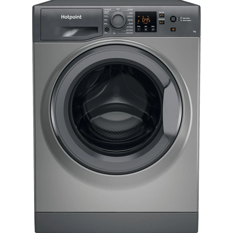 Hotpoint 7kg 1400rpm Freestanding Washing Machine - Graphite