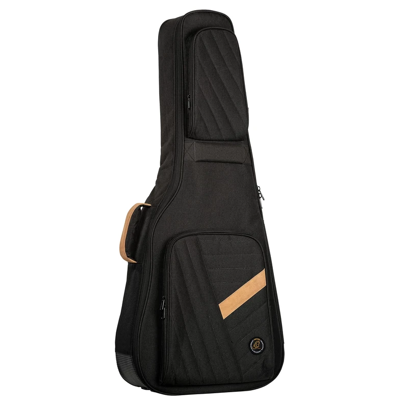 Ortega Guitars Deluxe Guitar Gigbag - Dreadnought - Acoustic Guitar Bag - Height 106 cm - Width 43 cm - Cotton, Black (OGBDN-DLX-BK)