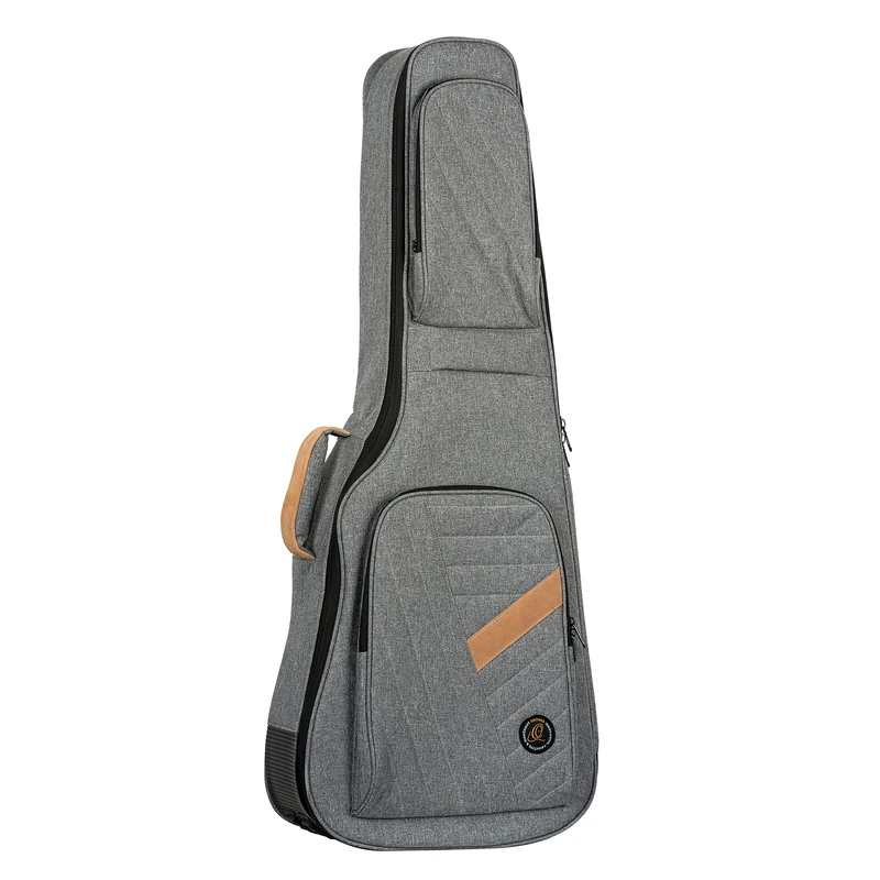 Ortega Guitars Deluxe Guitar Gigbag - 4/4 Classical Guitar Bag - Height 105 cm - Width 38 cm - Cotton, Gray (OGBCL-DLX-GY)