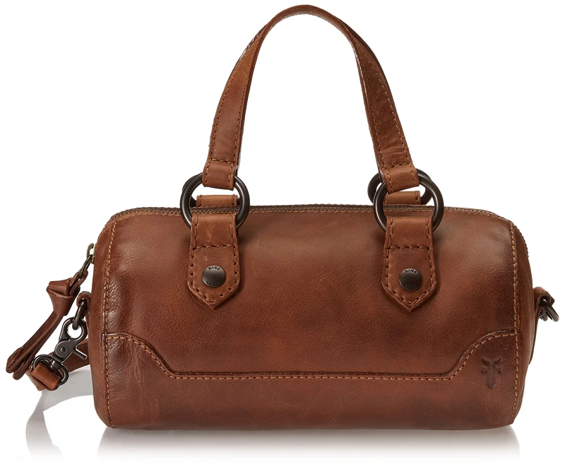 FRYE Women's Melissa Mini Barrel Crossbody, Cognac, One Size