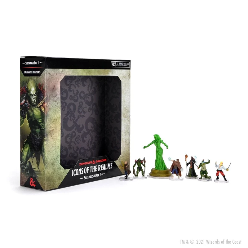 WizKids Dungeons and Dragons Icons of the Realms, Saltmarsh, Box 1, DnD Miniatures
