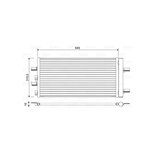 Valeo Condenser, Air Conditioning 822615