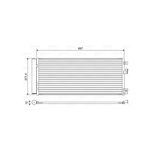 Valeo Condenser, Air Conditioning 822574