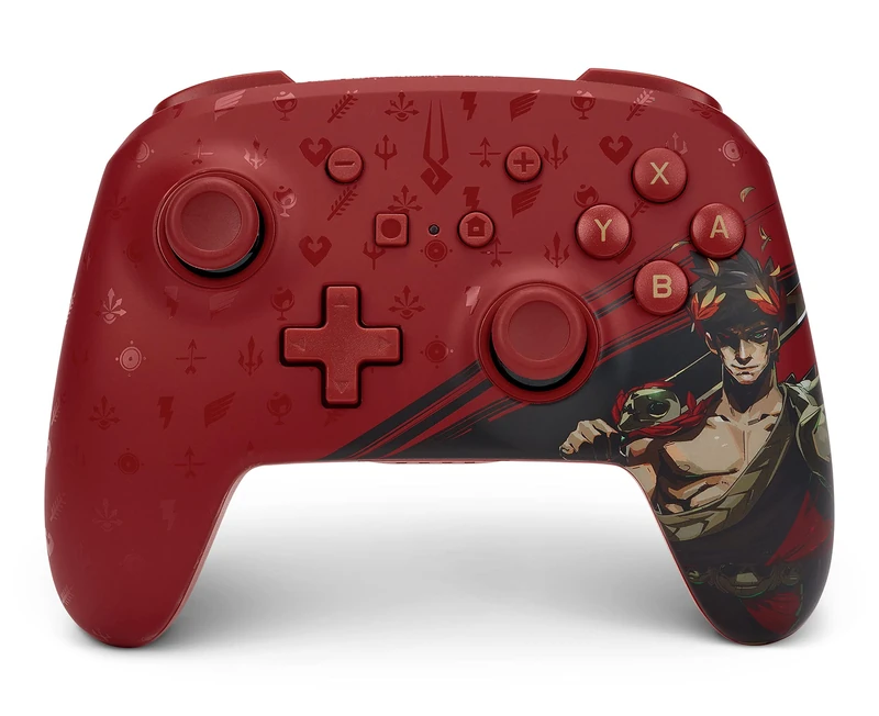 PowerA Enhanced Wireless Controller for Nintendo Switch - Hades, Nintendo Switch Lite, Gamepad, game controller, Bluetooth controller, rechargeable (Nintendo Switch)