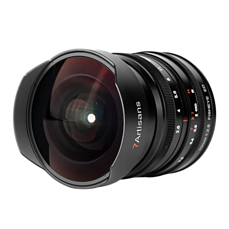 7artisans 10mm F2.8 Full Frame Ultra Wide Angle Fisheye Lens 178°Manual Focus for Sony E-Mount Mirrorless Cameras A7/A7R/A7S/A7II/A7RII/A7SII/A9/A7RIII/A7III/A7RIV/A9II/A7SIII/A7C/A1