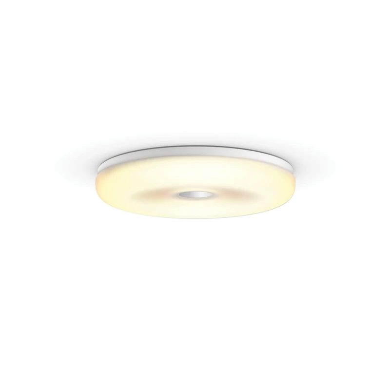Philips Hue Struana White Ambiance Smart Led Bathroom Ceiling Light [White] Including Dimmer Switch with Bluetooth, Works with Alexa, Google Assistant and Apple Homekit
